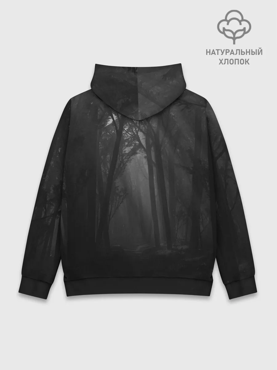 Худи мужской база хлопок / Ghost of Tsushima | Темный лес