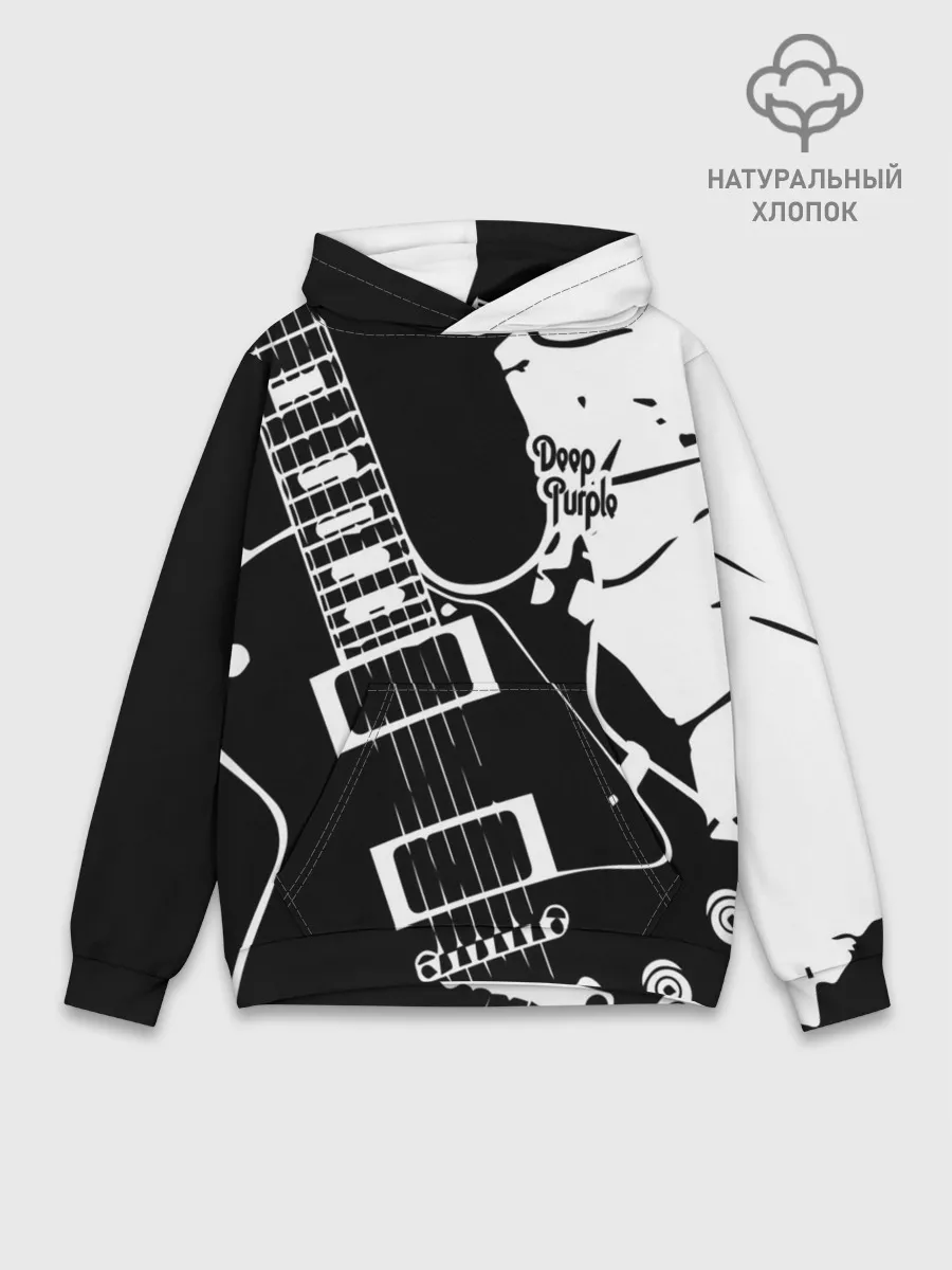 Худи мужской база хлопок / Deep Purple