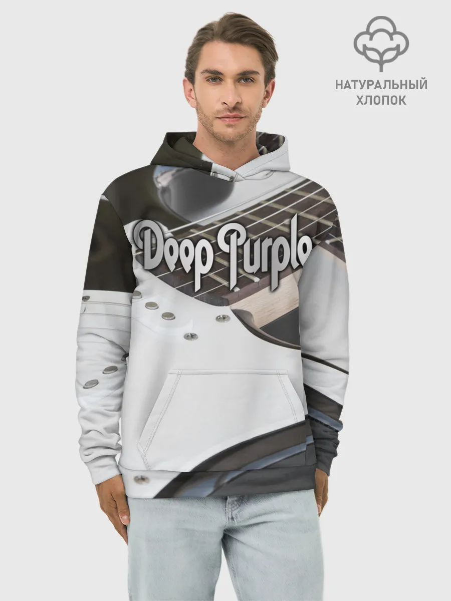 Худи мужской база хлопок / Deep Purple