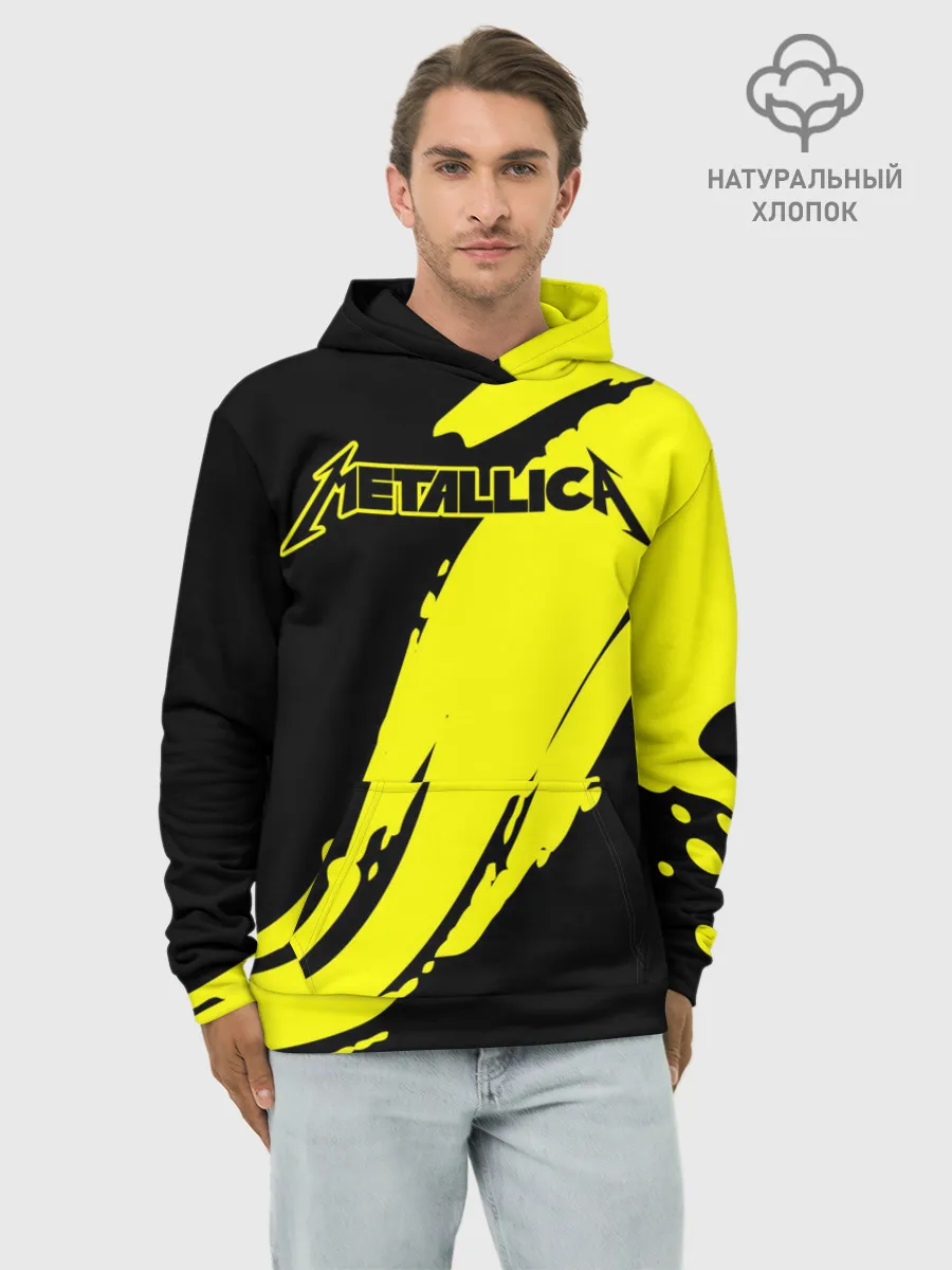 Худи мужской база хлопок / Metallica