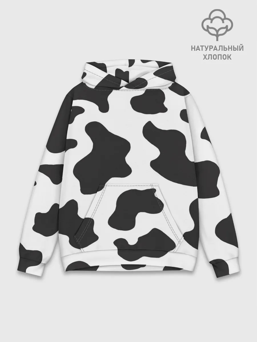 Худи мужской база хлопок / COW PRINT