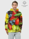 Худи мужской база хлопок / Фруктовый рай