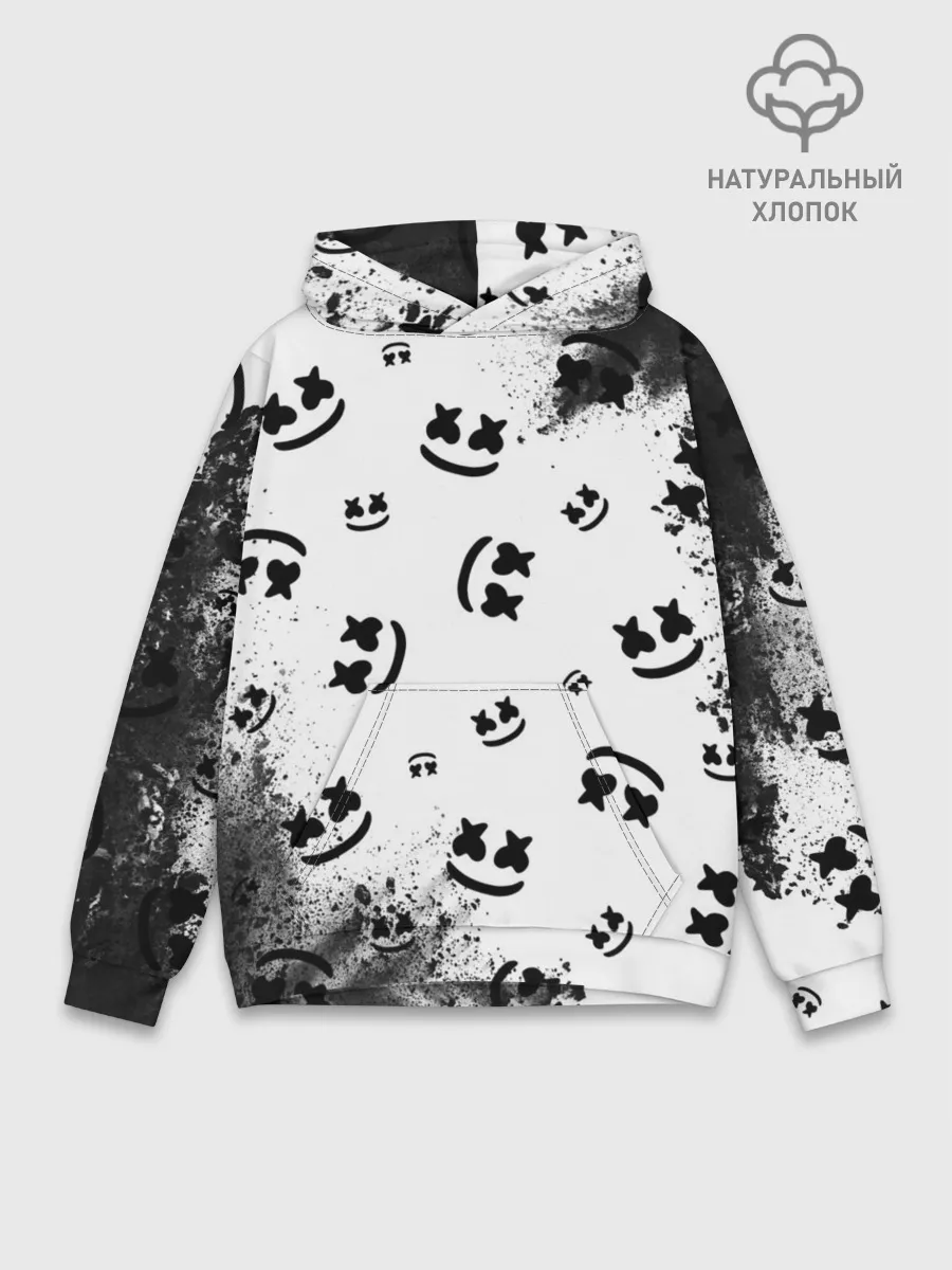 Худи мужской база хлопок / MARSHMELLO / МАРШМЕЛЛОУ