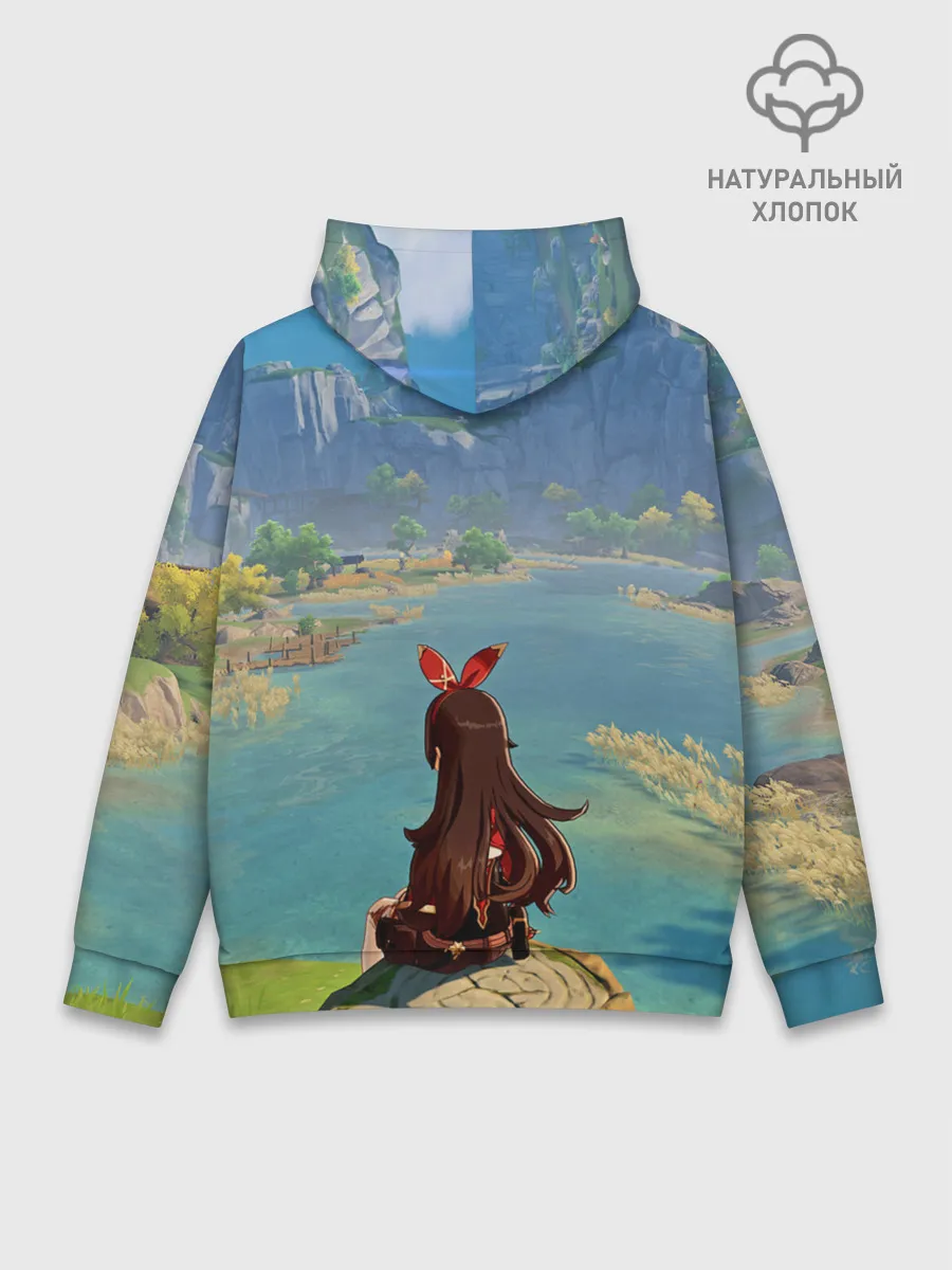 Худи мужской база хлопок / Genshin Impact