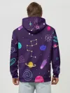 Худи мужской база хлопок / Космический пейзаж