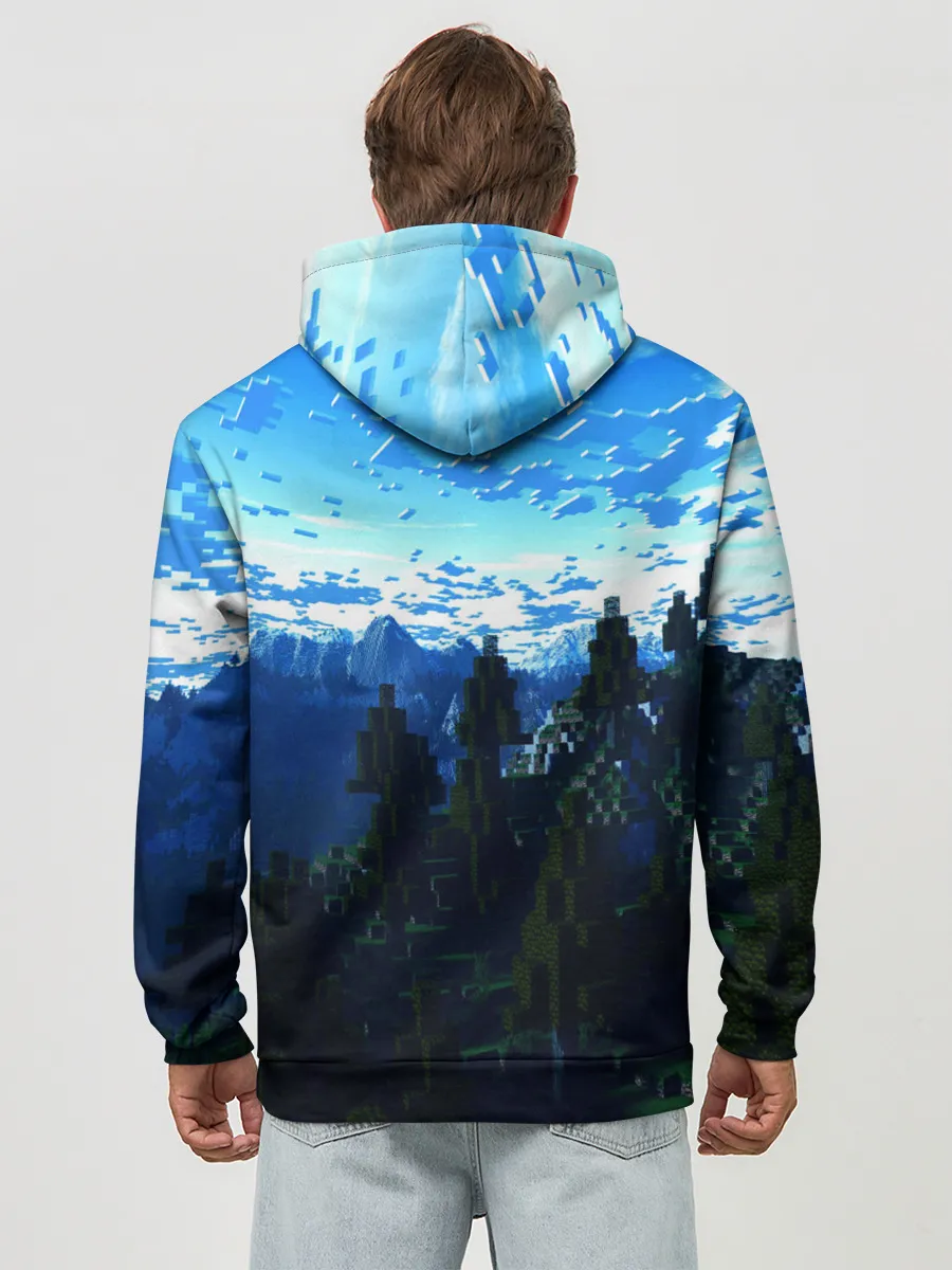 Худи мужской база хлопок / Minecraft / Майнкрафт