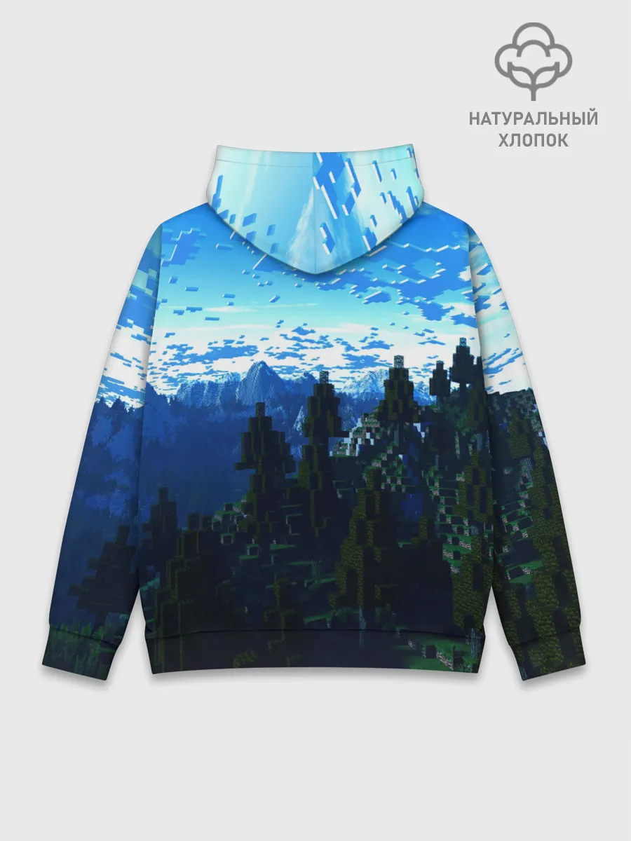 Худи мужской база хлопок / Minecraft / Майнкрафт