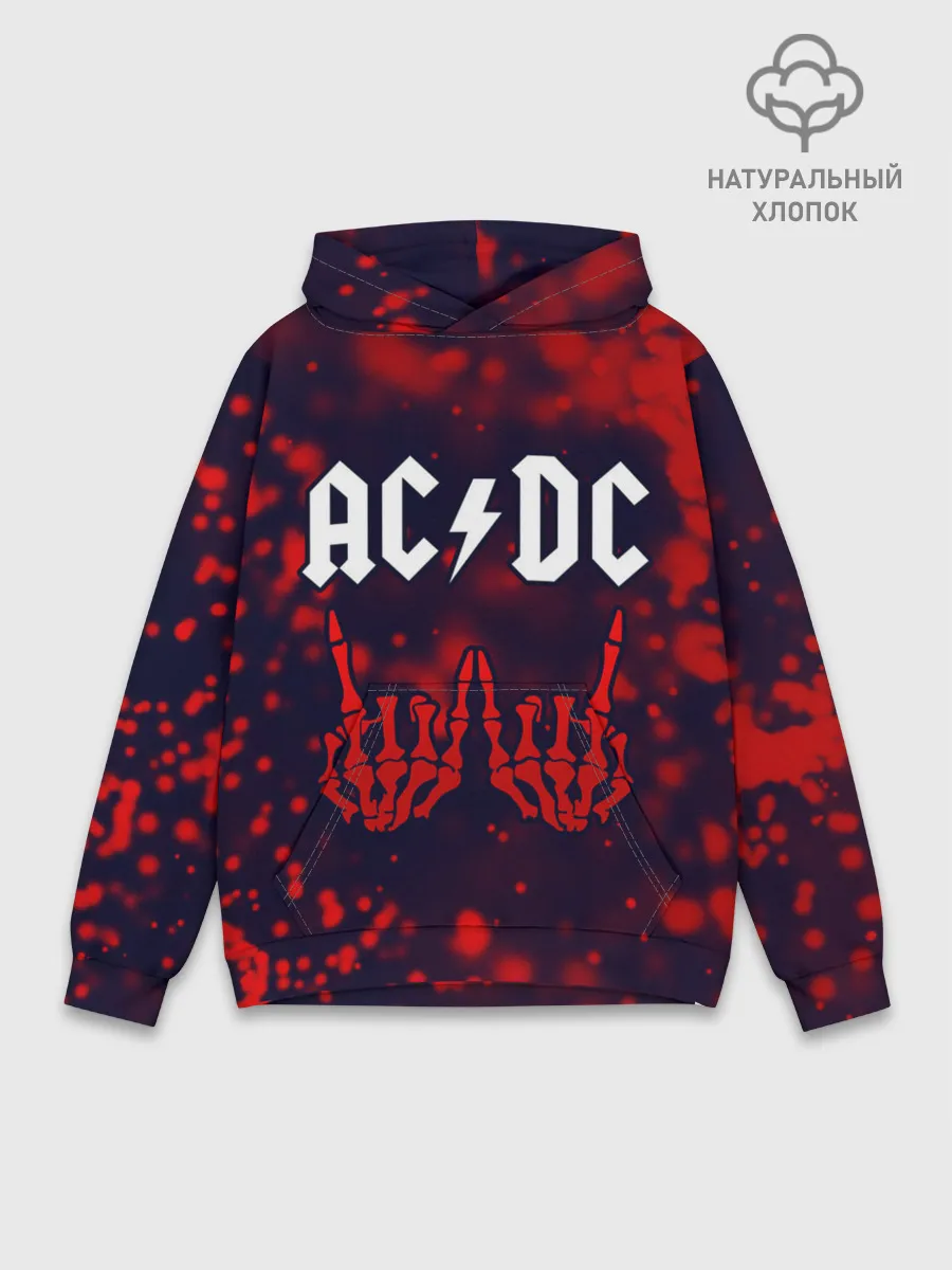 Худи мужской база хлопок / AC DС