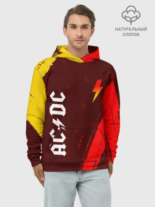 Худи мужской база хлопок / AC DС