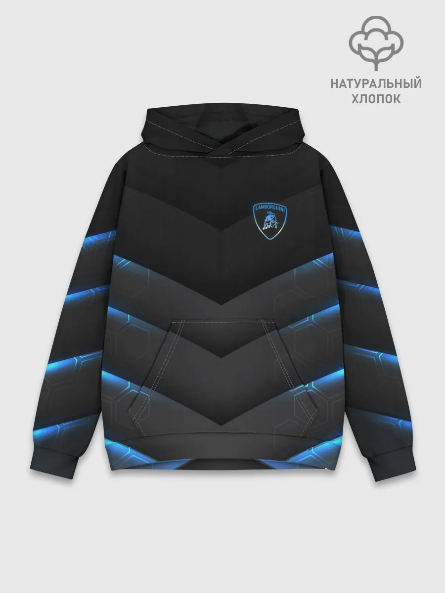 Худи мужской база хлопок / Lamborghini