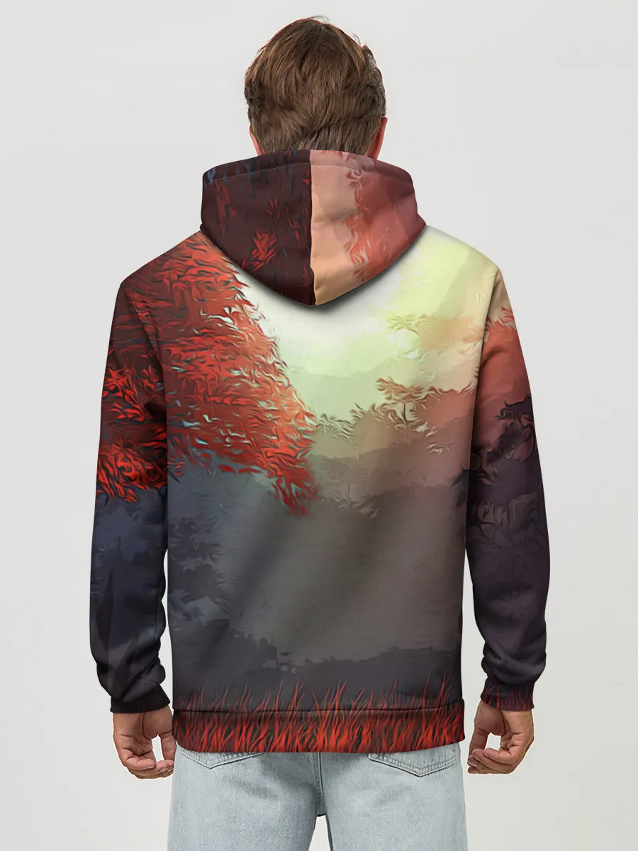 Худи мужской база хлопок / Самурай