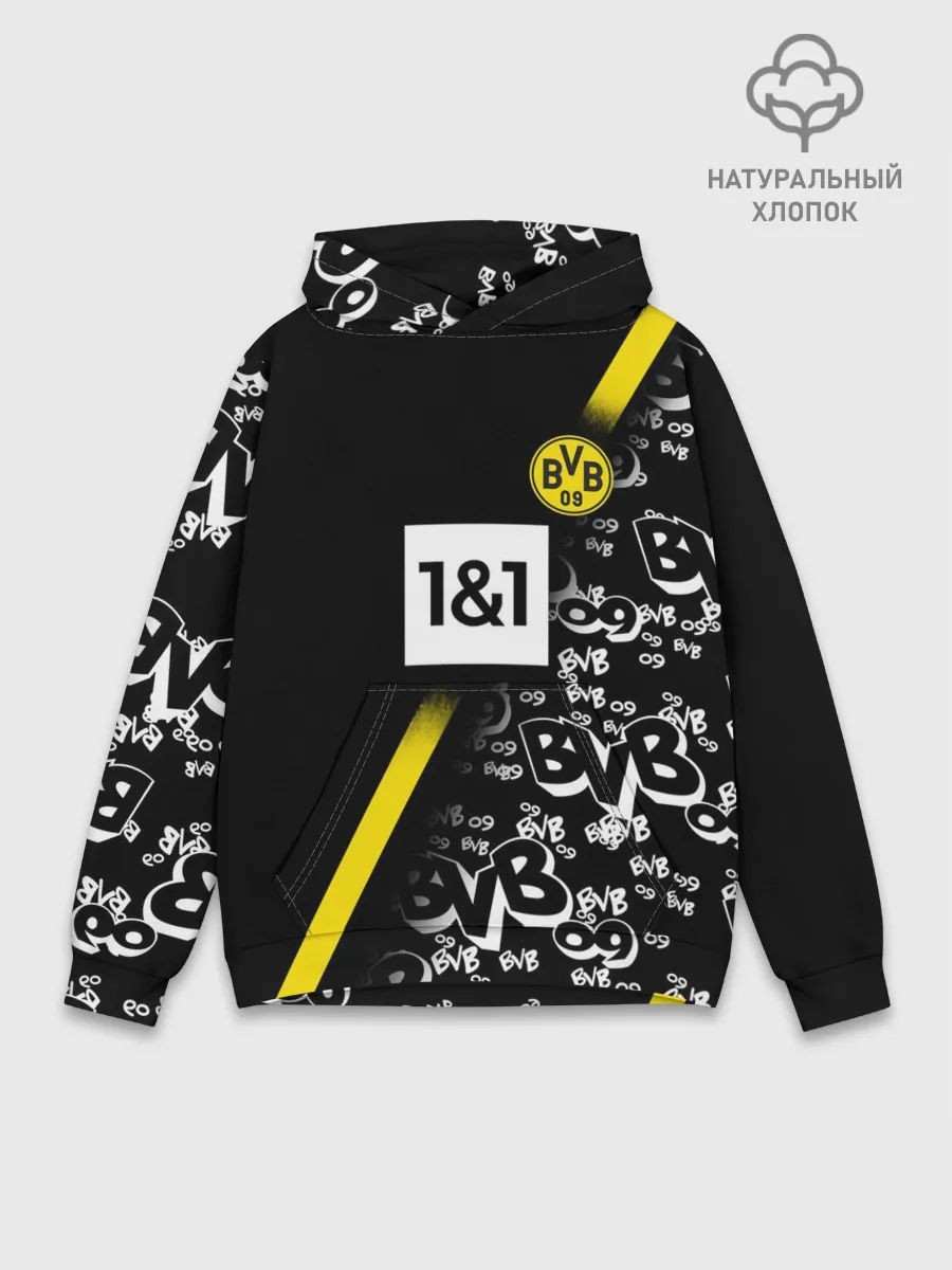 Худи мужской база хлопок / Dortmund 2020/2021 ФОРМА