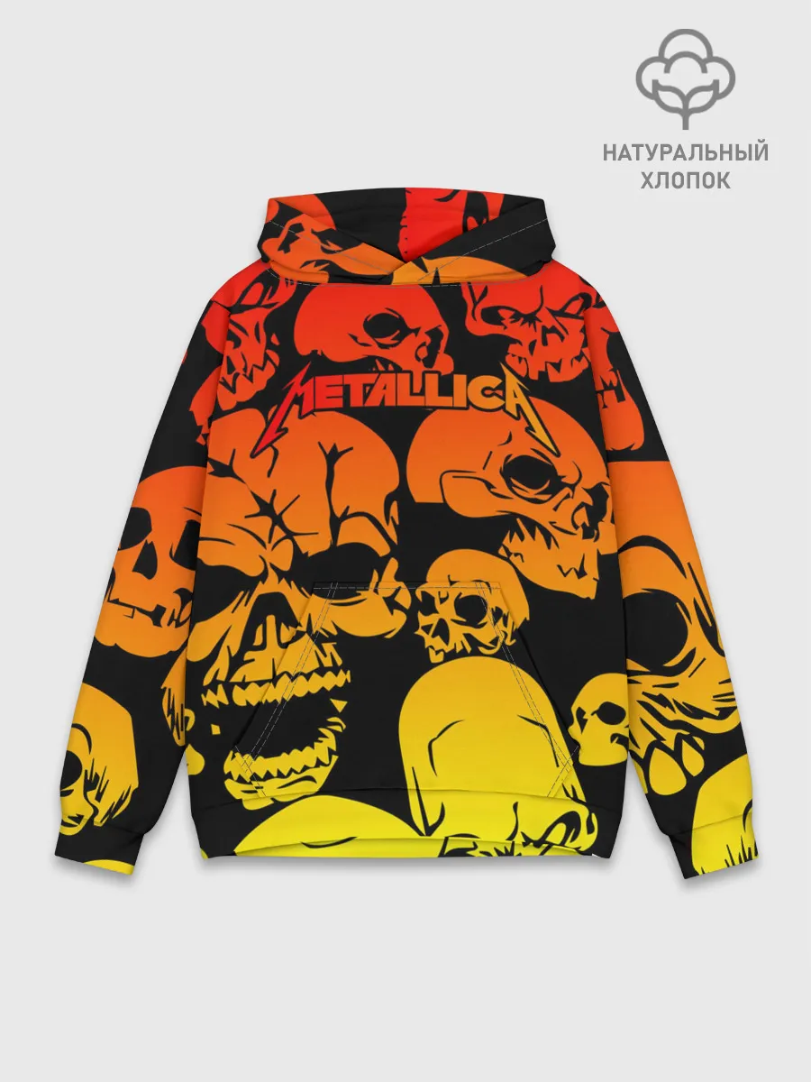 Худи мужской база хлопок / Metallica