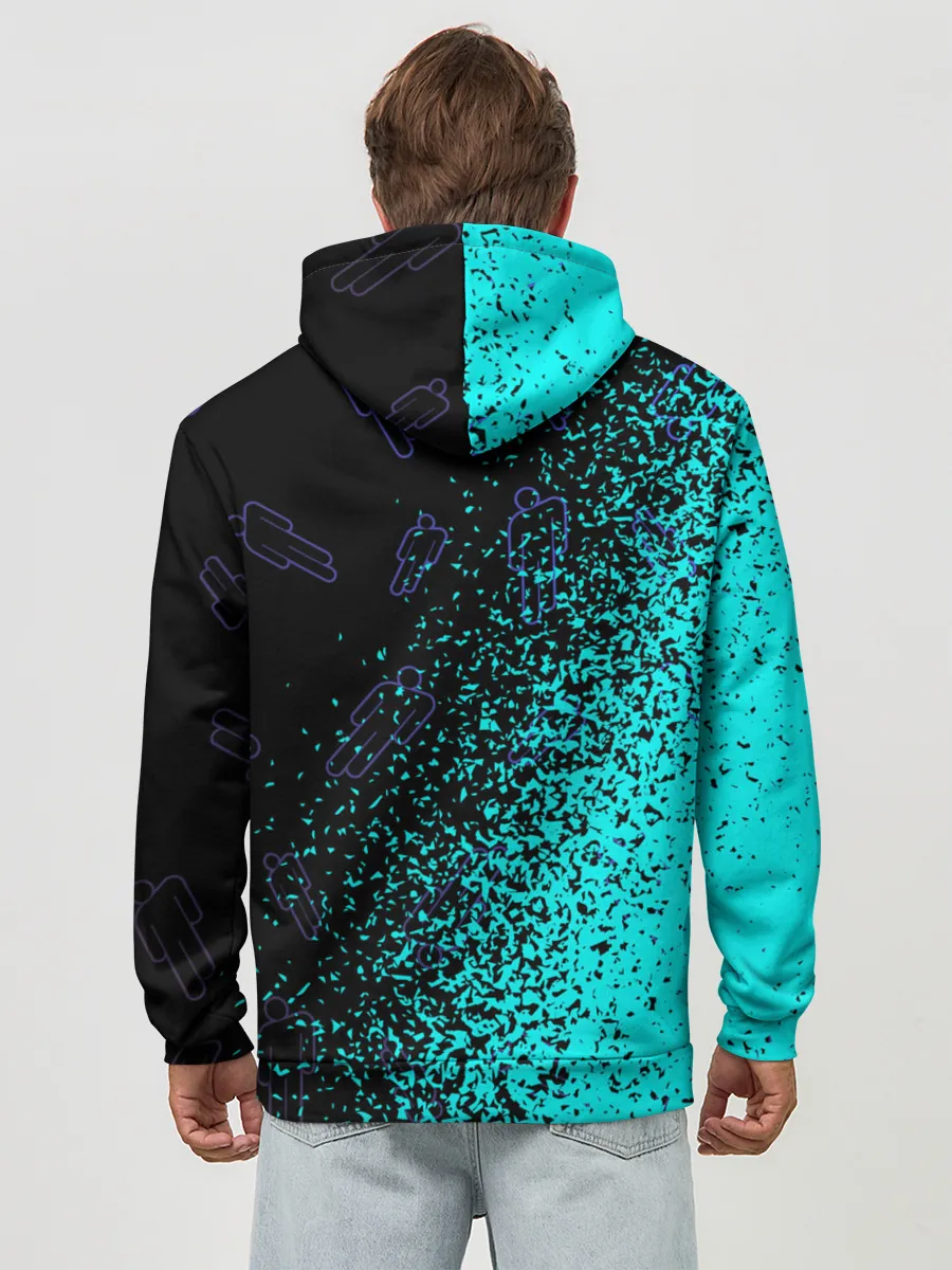 Худи мужской база хлопок / BILLIE EILISH / БИЛЛИ АЙЛИШ