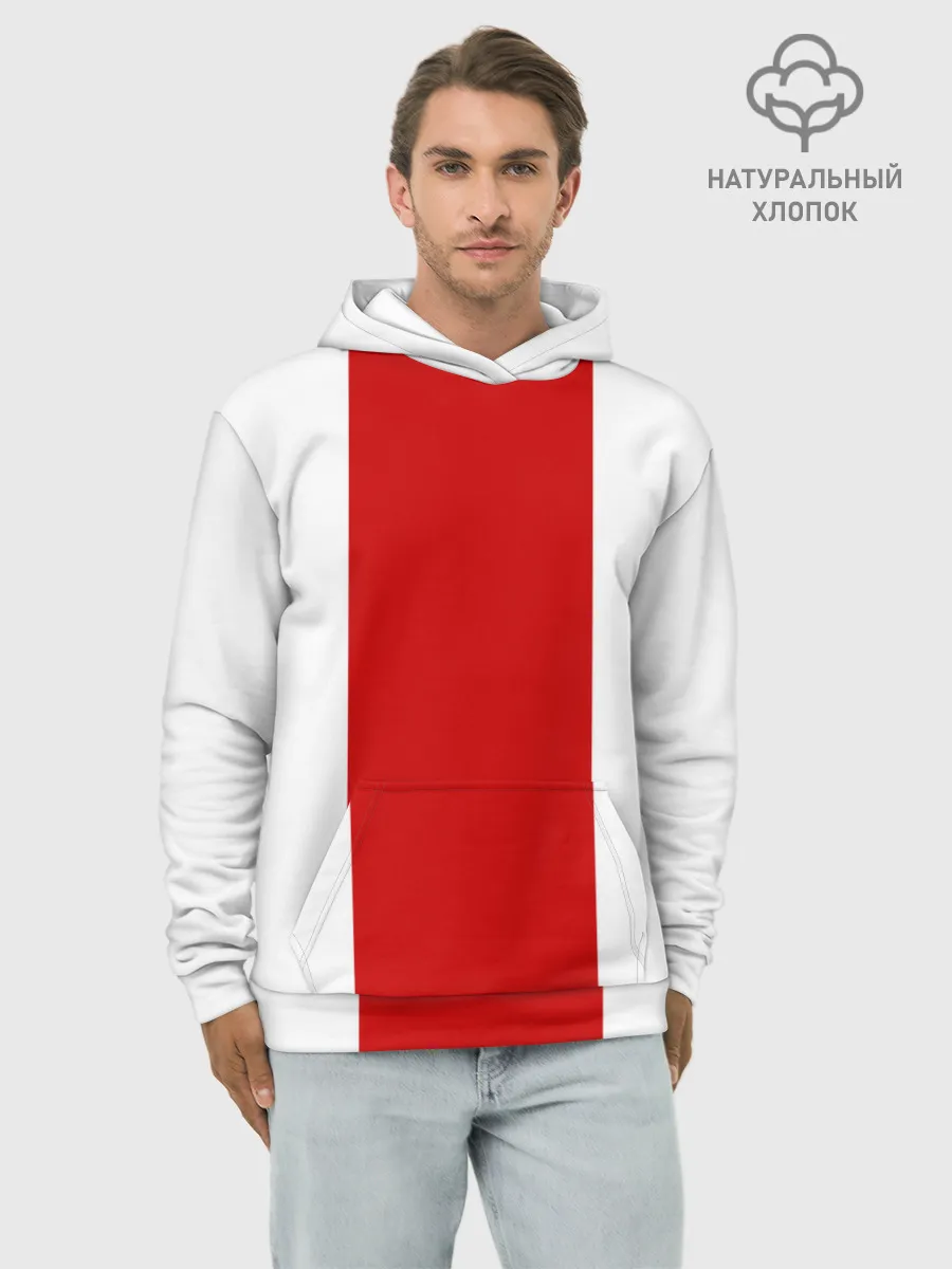 Худи мужской база хлопок / Флаг Беларуси