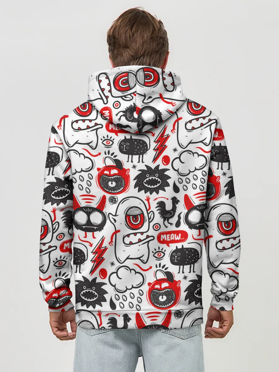 Худи мужской база хлопок / Pop art