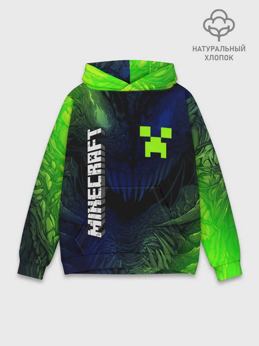 Худи мужской база хлопок / MINECRAFT / МАЙНКРАФТ