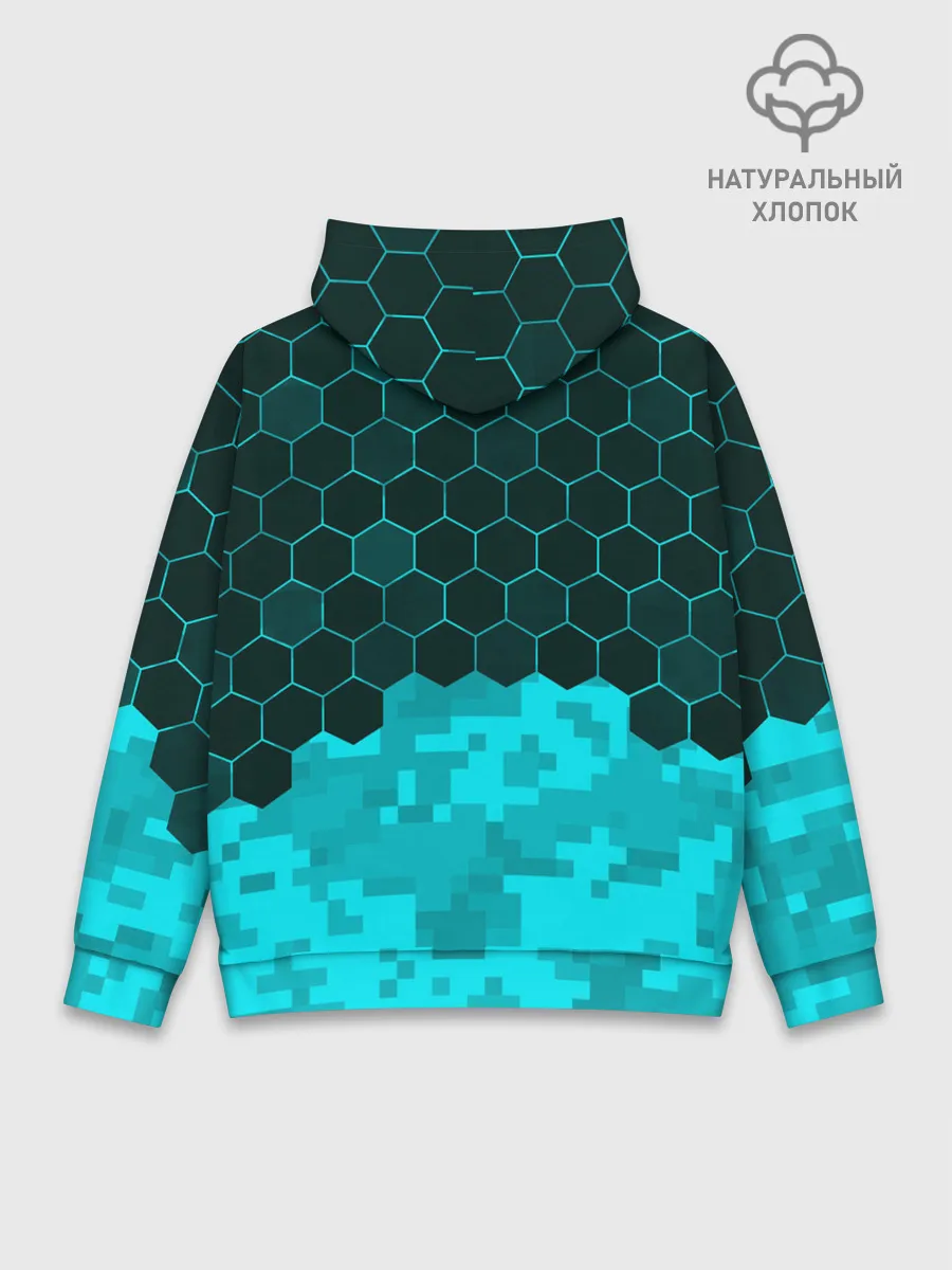 Худи мужской база хлопок / MINECRAFT / МАЙНКРАФТ