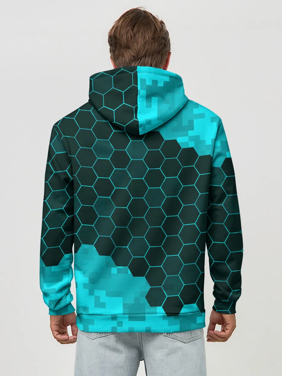 Худи мужской база хлопок / MINECRAFT / МАЙНКРАФТ