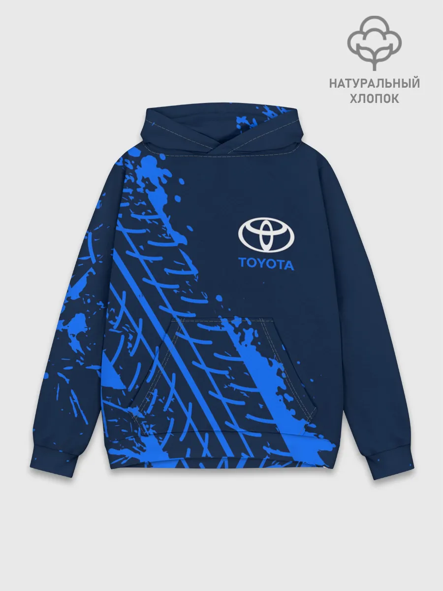 Худи мужской база хлопок / TOYOTA / ТОЙОТА