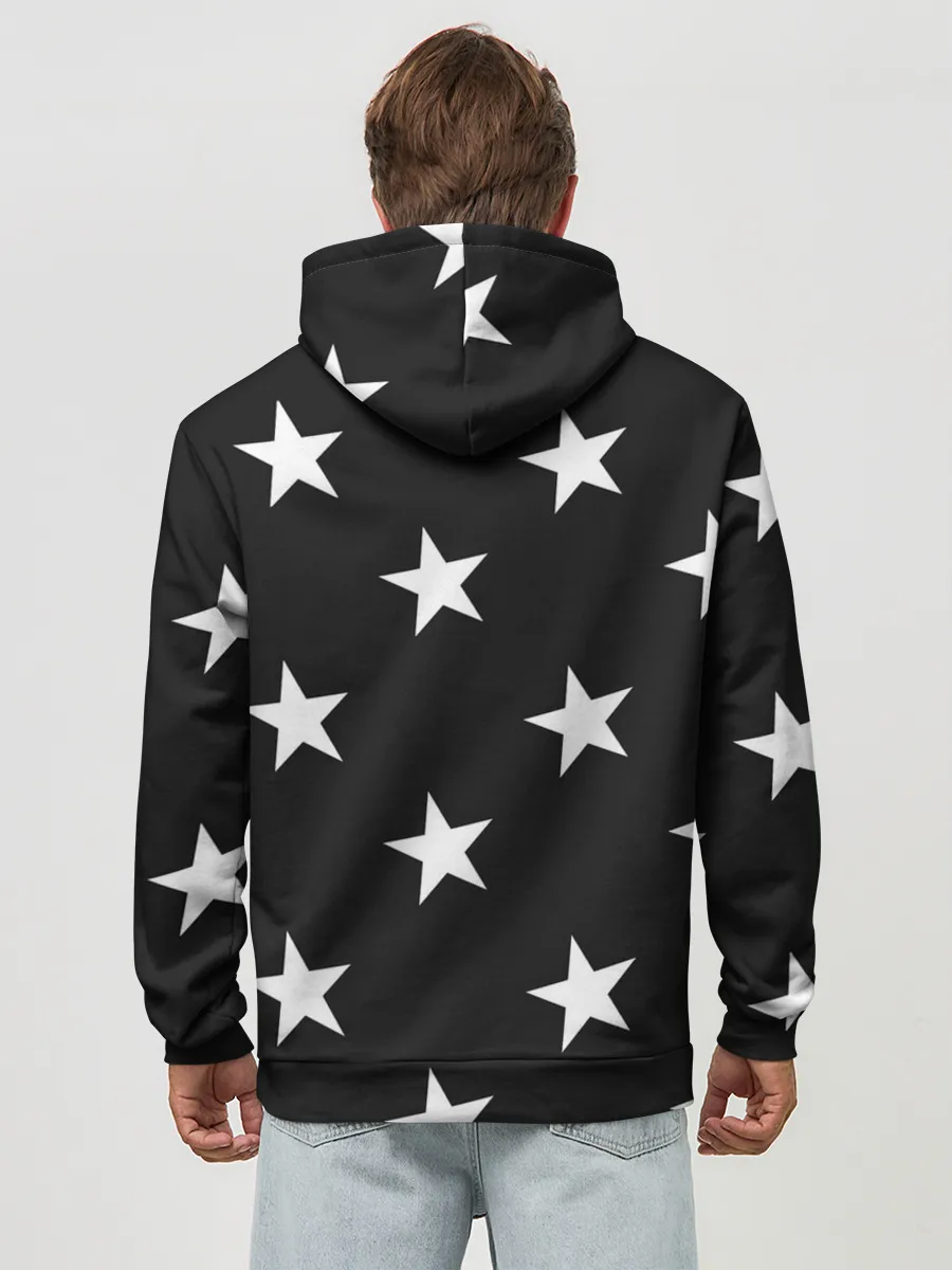 Худи мужской база хлопок / Звёзды