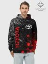 Худи мужской база хлопок / TOYOTA / ТОЙОТА