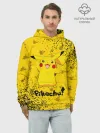 Худи мужской база хлопок / ПИКАЧУ / PIKACHU