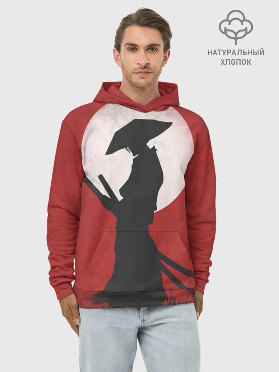 Худи мужской база хлопок / Last samurai