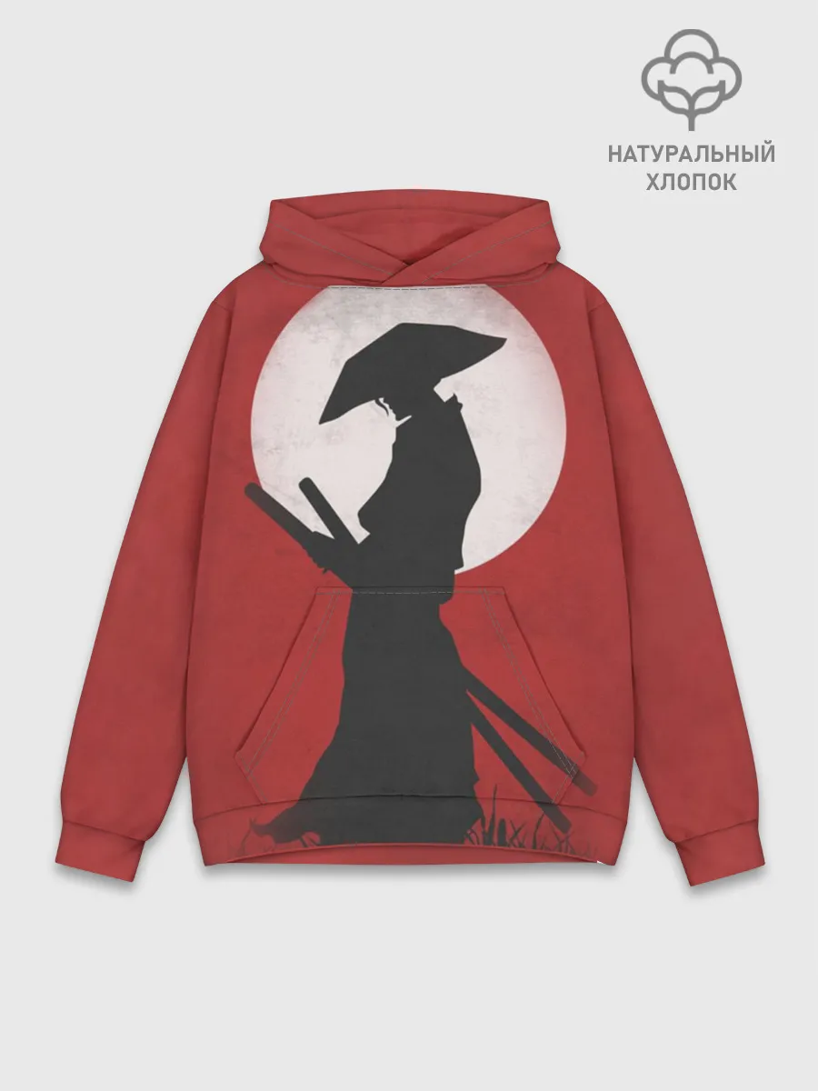 Худи мужской база хлопок / Last samurai