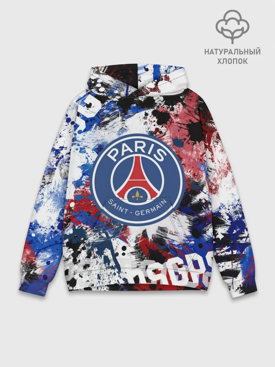Худи мужской база хлопок / PSG FC