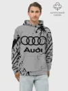 Худи мужской база хлопок / AUDI / АУДИ