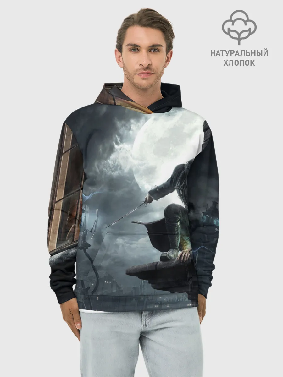 Худи мужской база хлопок / Dishonored