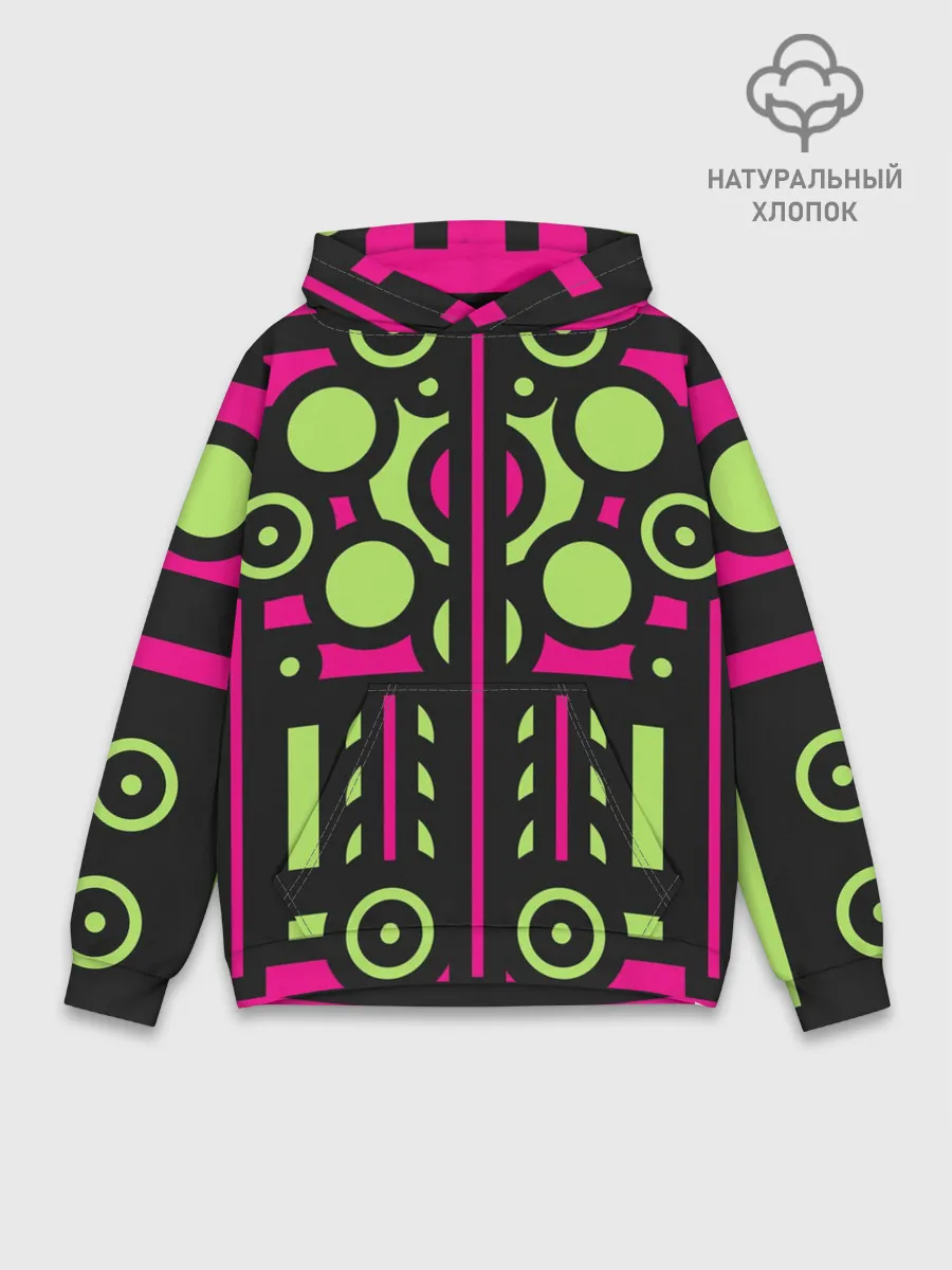 Худи мужской база хлопок / Киберпанк механизмы