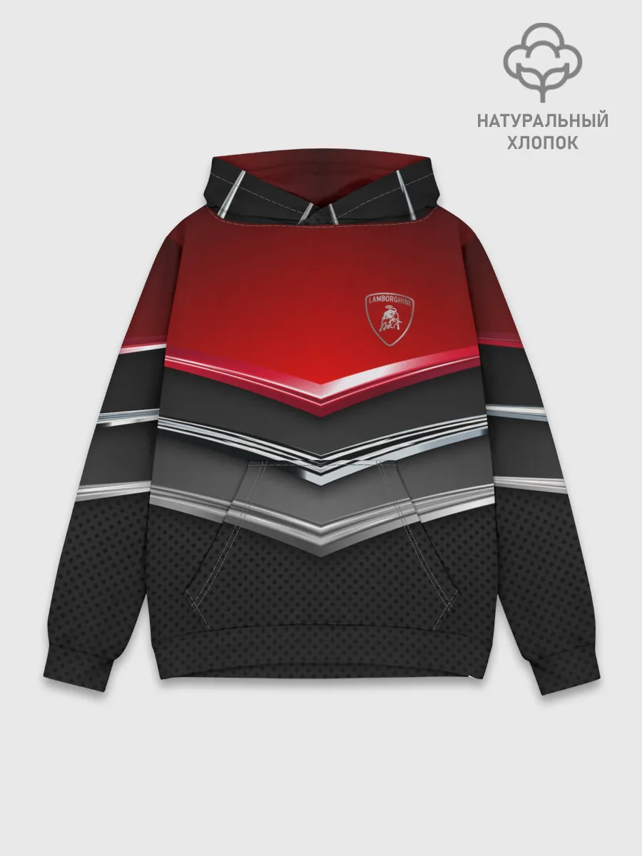 Худи мужской база хлопок / Lamborghini