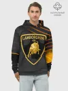 Худи мужской база хлопок / Lamborghini