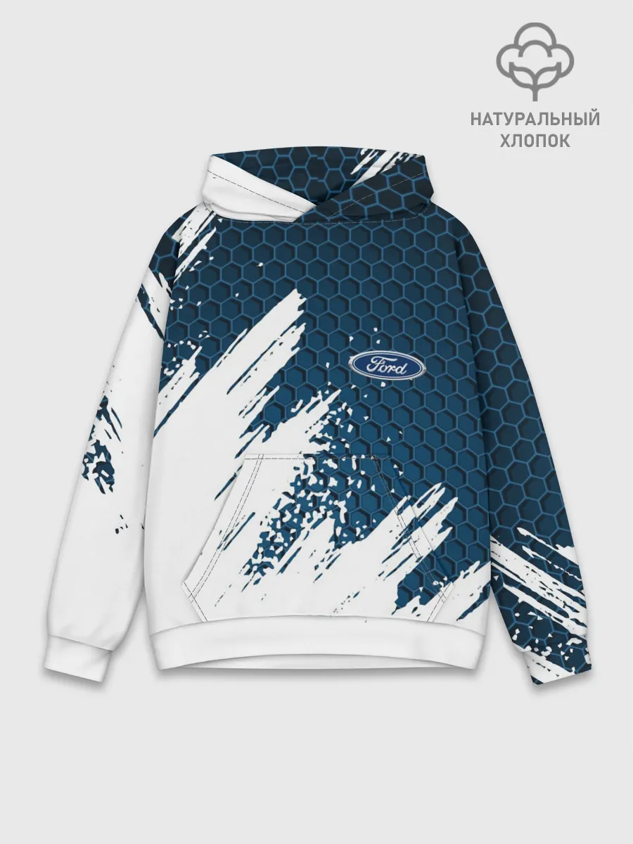 Худи мужской база хлопок / FORD