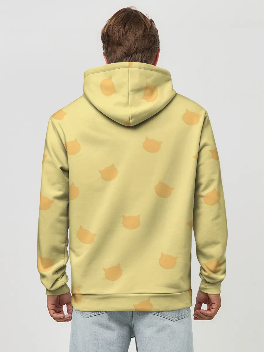 Худи мужской база хлопок / Кошки