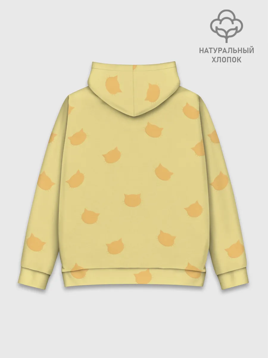 Худи мужской база хлопок / Кошки