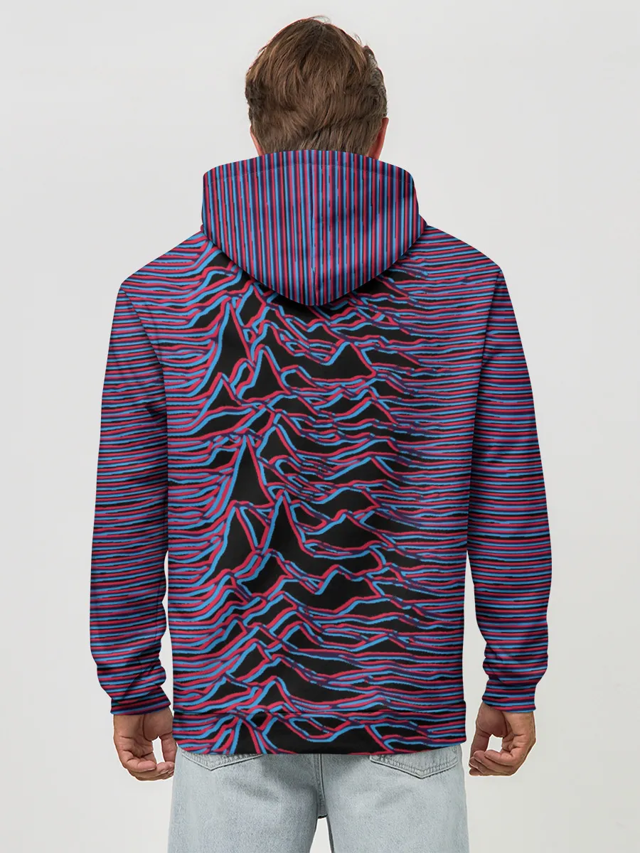 Худи мужской база хлопок / Joy Division Glitch