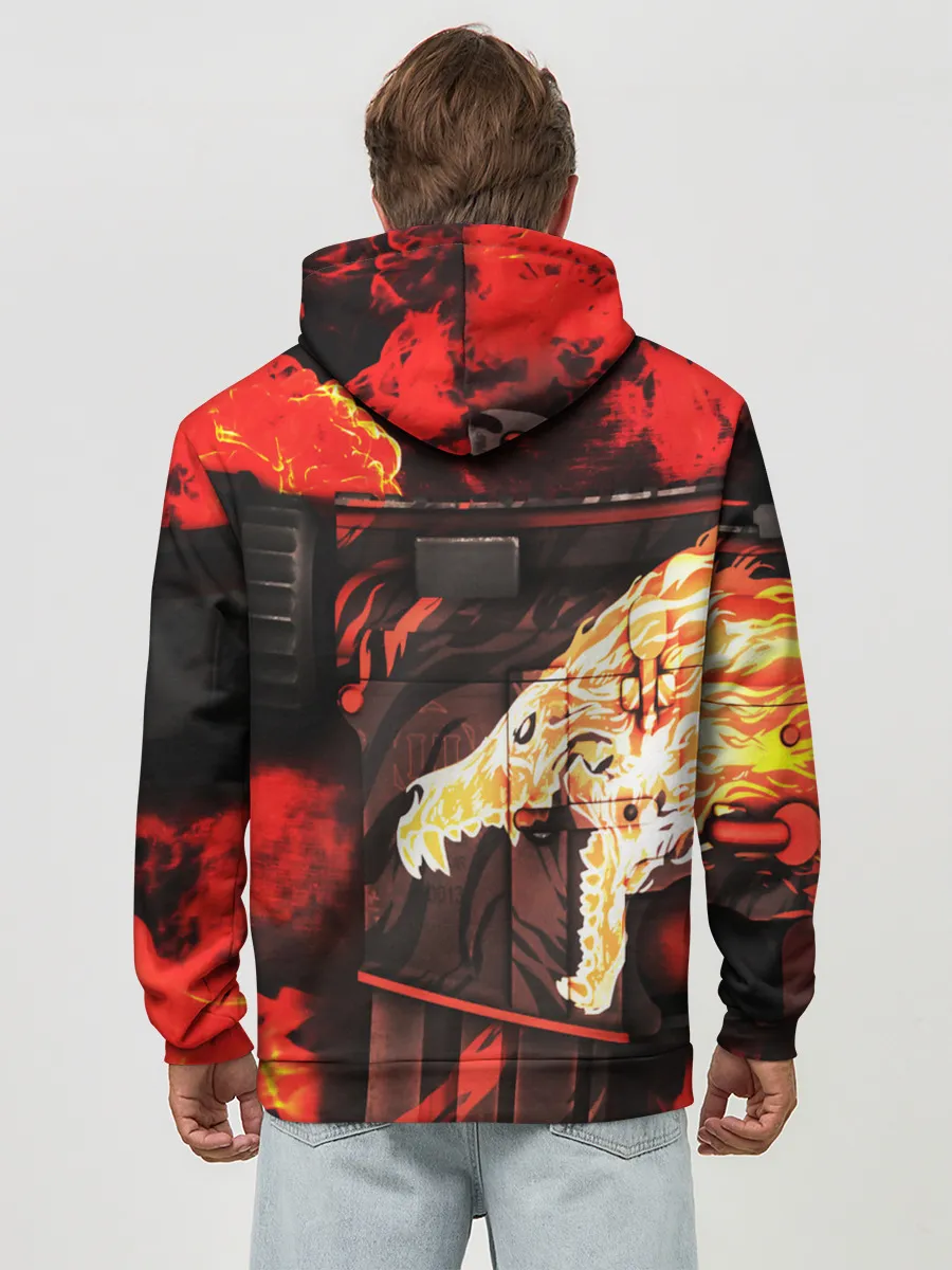 Худи мужской база хлопок / CS GO HOWL / ВОЙ