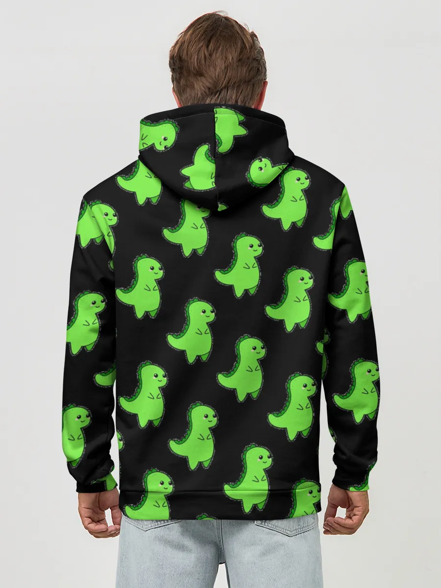 Худи мужской база хлопок / Динозавры