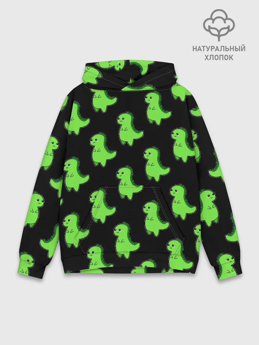 Худи мужской база хлопок / Динозавры