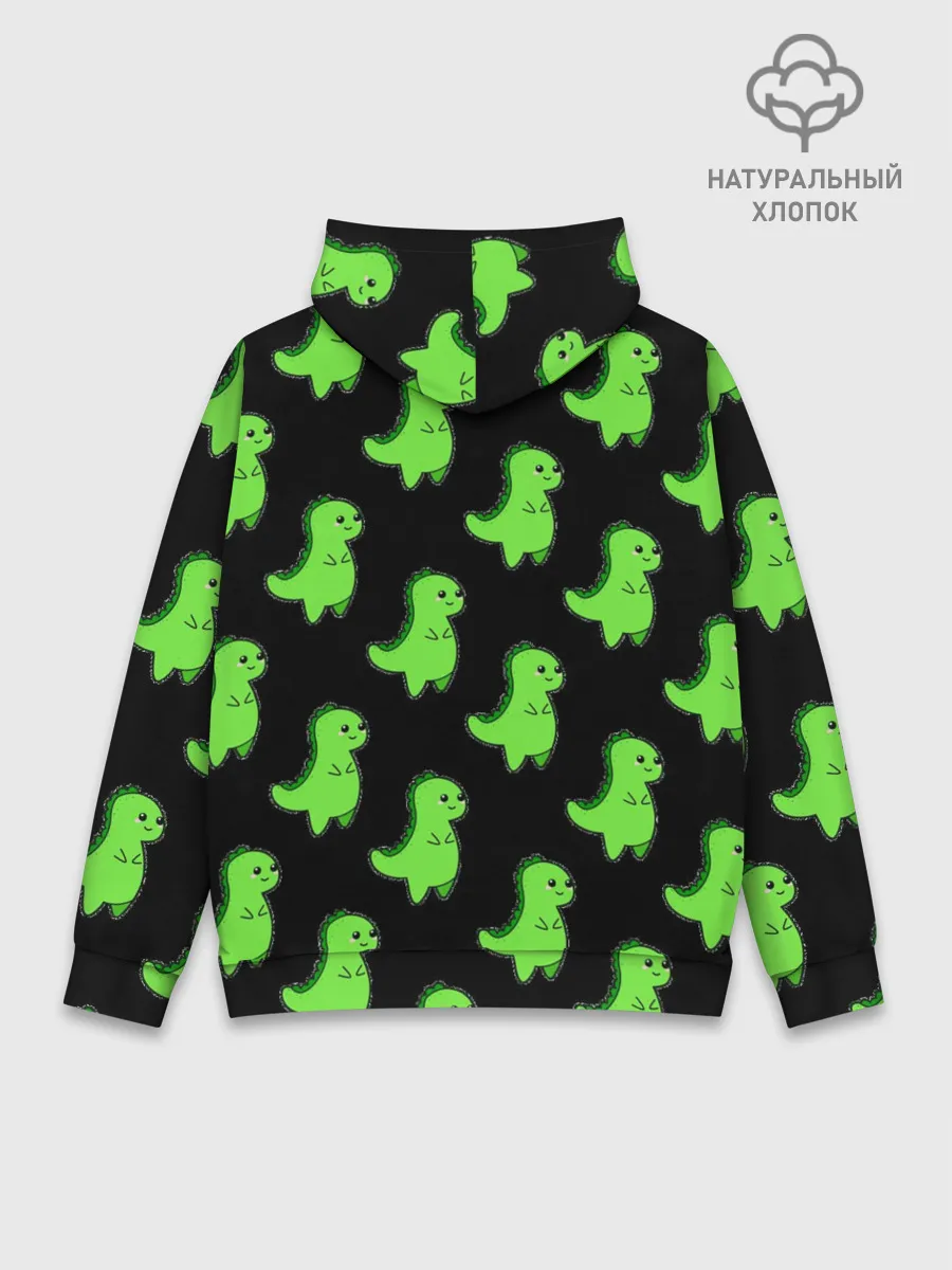 Худи мужской база хлопок / Динозавры
