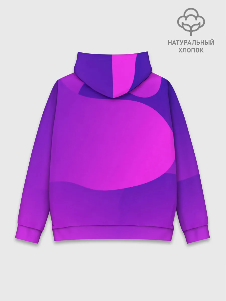 Худи мужской база хлопок / НЕОНОВАЯ ГЕОМЕТРИЯ