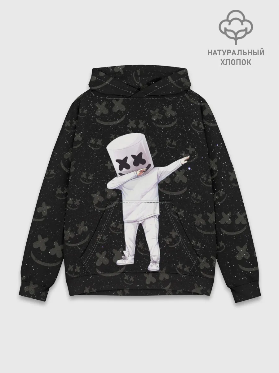 Худи мужской база хлопок / MARSHMELLO