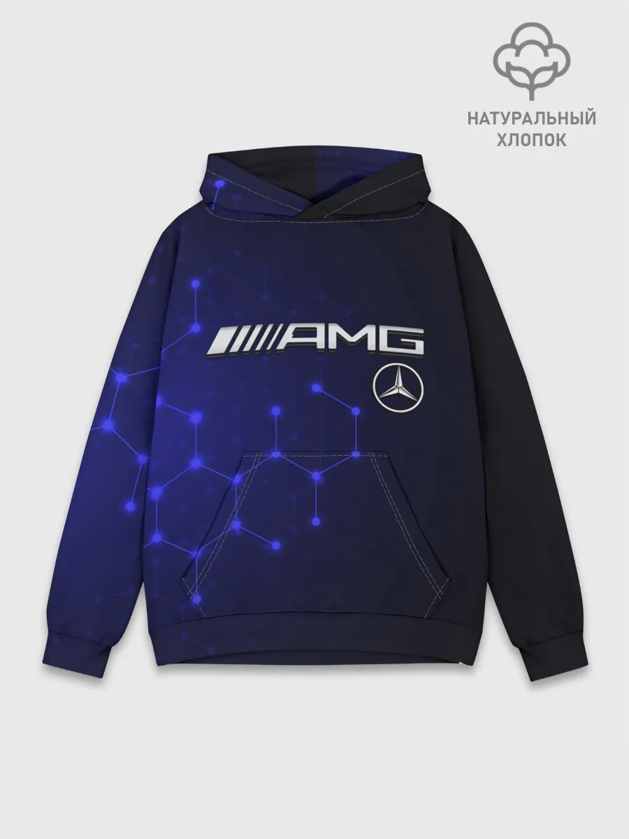 Худи мужской база хлопок / MERCEDES