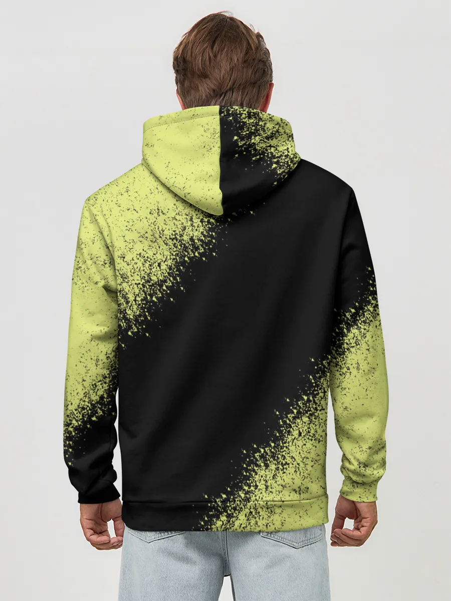 Худи мужской база хлопок / Авокадо