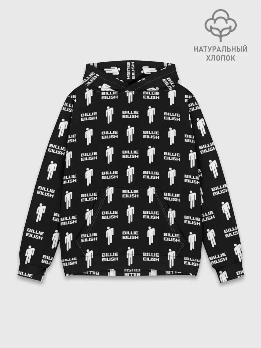 Худи мужской база хлопок / Billie Eilish