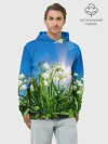 Худи мужской база хлопок / Подснежники