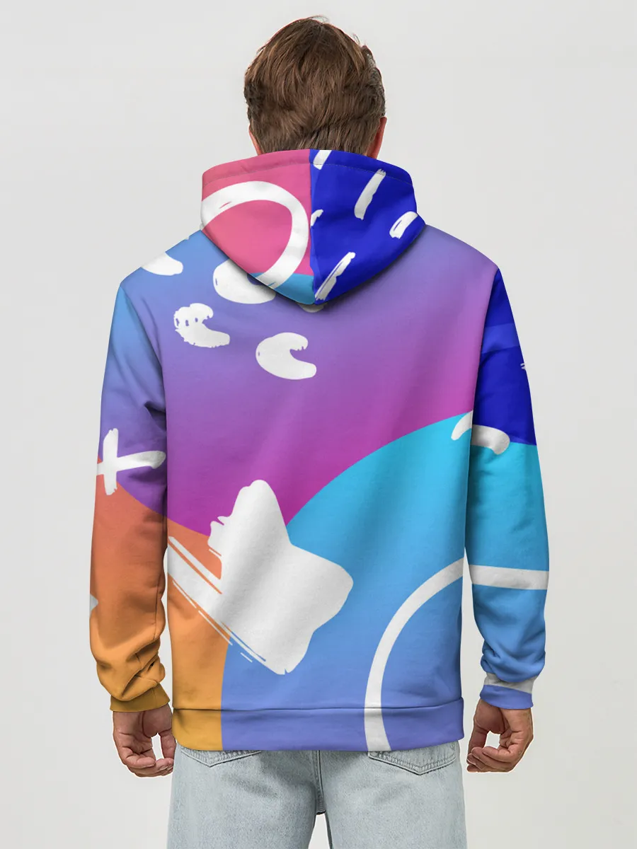 Худи мужской база хлопок / Градация цвета